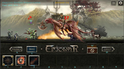 Gameplay of the Epic war 6 for Android phone or tablet.