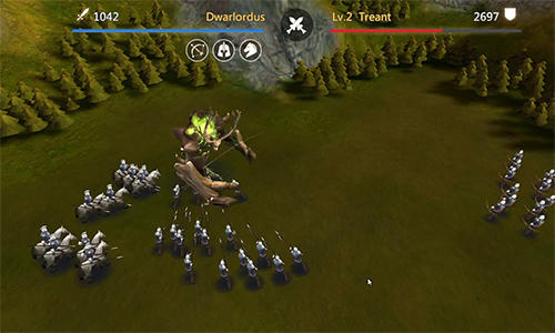 Gameplay of the Era of empire: War and alliances for Android phone or tablet.
