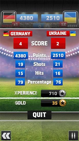 Gameplay of the Euro 2016: Soccer flick for Android phone or tablet.