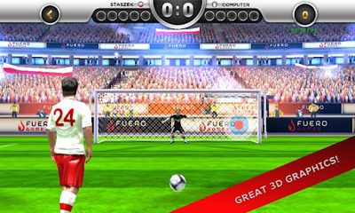 Gameplay of the EuroGoal 2012 for Android phone or tablet.