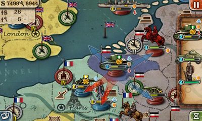 Gameplay of the European War 3 for Android phone or tablet.