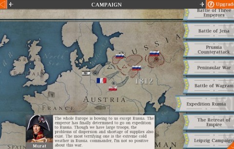 Gameplay of the European war 4: Napoleon for Android phone or tablet.