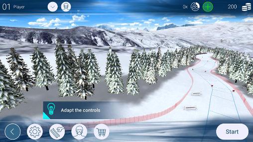 Gameplay of the Eurosport: Ski challenge 16 for Android phone or tablet.