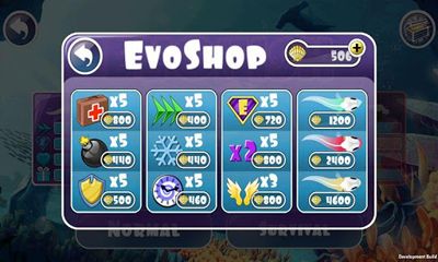 Gameplay of the Evofish for Android phone or tablet.