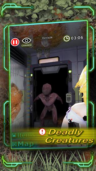 Gameplay of the Extinct: Escape from the labyrinth for Android phone or tablet.