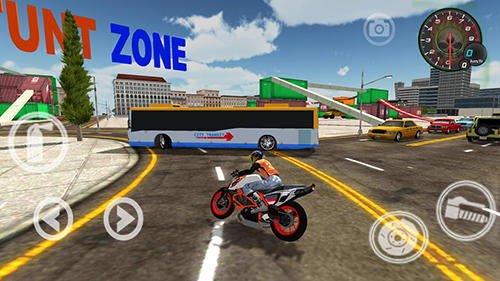 Extreme bike simulator - Android game screenshots.