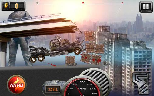 Gameplay of the Extreme army tank hill driver for Android phone or tablet.
