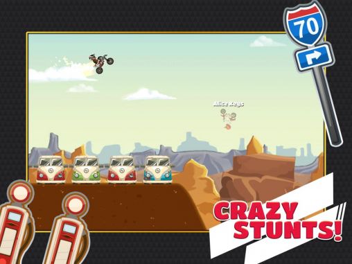 Gameplay of the Extreme bike trip for Android phone or tablet.