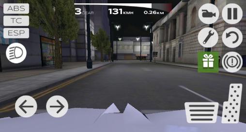 Gameplay of the Extreme car driving simulator: San Francisco for Android phone or tablet.