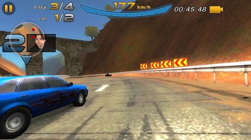 Gameplay of the Extreme racing: Grand prix for Android phone or tablet.