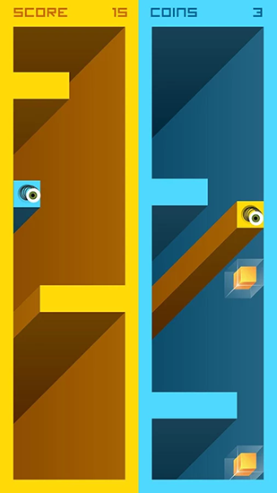 Gameplay of the Eyes cube for Android phone or tablet.