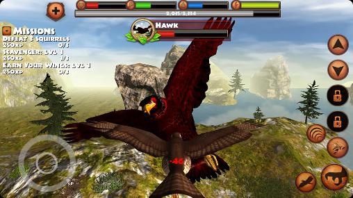 Gameplay of the Falcon hero for Android phone or tablet.