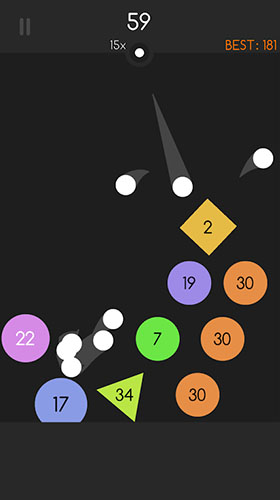 Falling ballz - Android game screenshots.