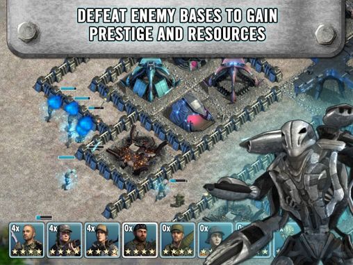 Gameplay of the Falling skies: Planetary warfare for Android phone or tablet.