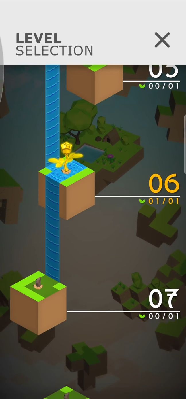 Falls - 3D Slide Puzzle - Android game screenshots.