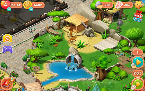 Family zoo: The story - Android game screenshots.