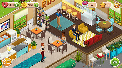 Fancy cafe - Android game screenshots.