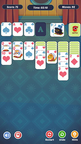 Fancy cats solitaire - Android game screenshots.