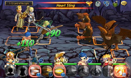 Gameplay of the Fantasia heroes for Android phone or tablet.