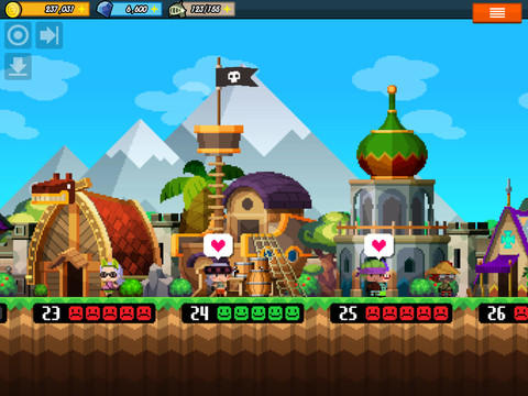 Gameplay of the Faraway kingdom: Dragon raiders for Android phone or tablet.