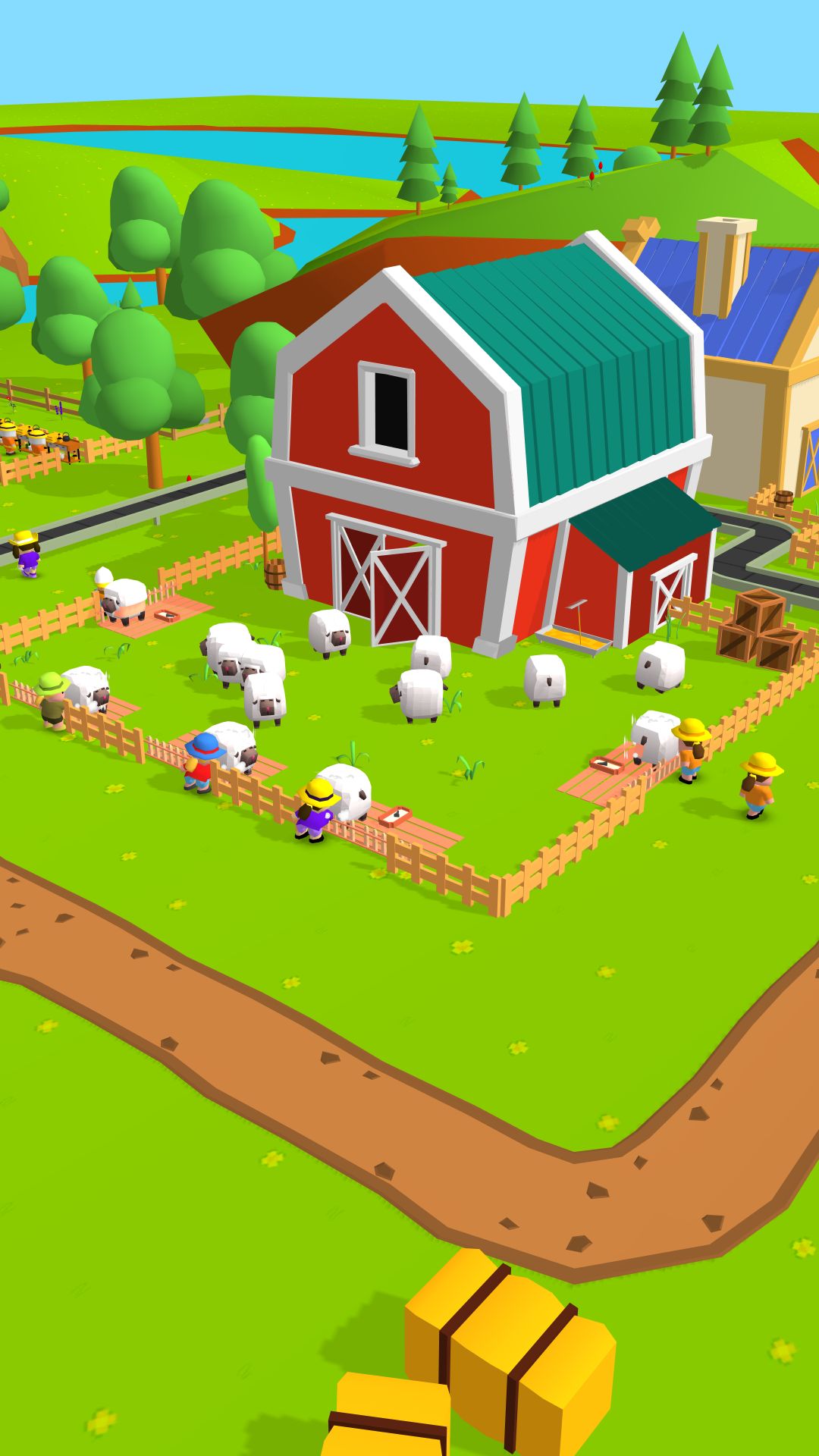 Farm: Idle Empire Tycoon - Android game screenshots.