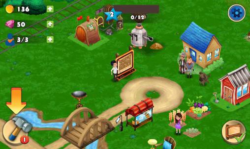 Gameplay of the Farm resort for Android phone or tablet.