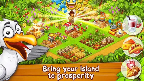 Gameplay of the Farm zoo: Bay island village for Android phone or tablet.