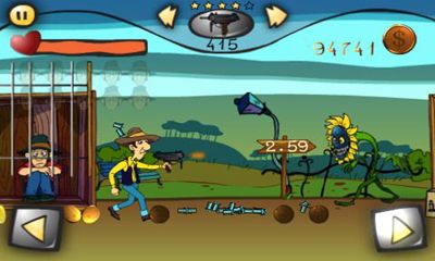 Gameplay of the Farmer vs GMFood for Android phone or tablet.