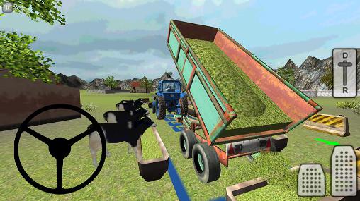 Gameplay of the Farming 3D: Feeding cows for Android phone or tablet.