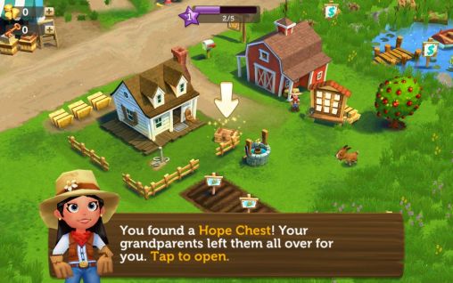 Gameplay of the FarmVille 2: Country escape v2.9.204 for Android phone or tablet.