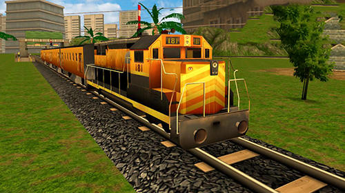 Fast train simulator 2018 - Android game screenshots.