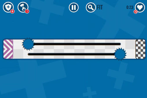 Gameplay of the Fast finger for Android phone or tablet.
