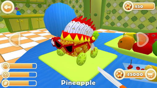 Gameplay of the Fast food: Fruit rush for Android phone or tablet.
