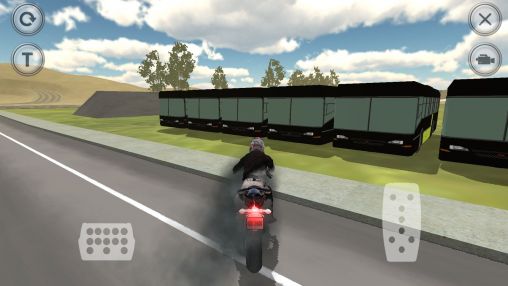 Gameplay of the Fast motorcycle driver for Android phone or tablet.