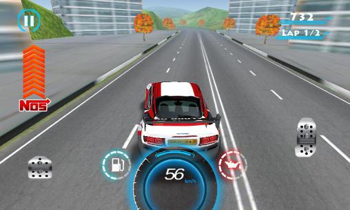 Gameplay of the Fast speed drift racing 3D for Android phone or tablet.
