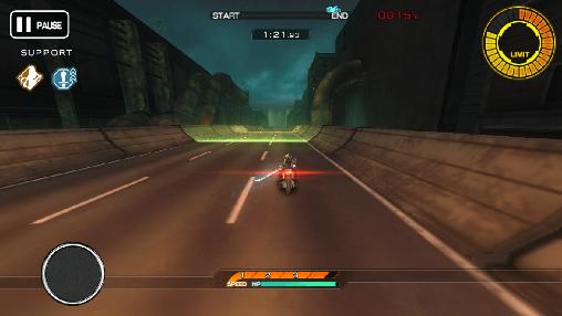 Gameplay of the Final fantasy 7: G-bike for Android phone or tablet.