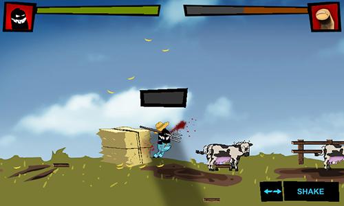 Gameplay of the Finger vs farmers for Android phone or tablet.