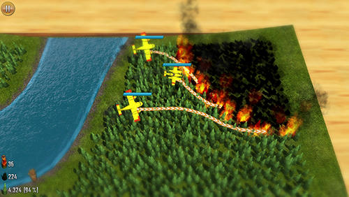 Gameplay of the Fire flying for Android phone or tablet.