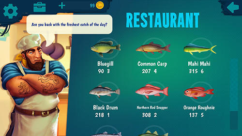 Fish for reel - Android game screenshots.