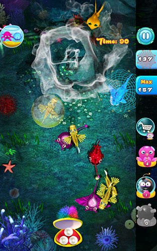 Gameplay of the Fish crush for Android phone or tablet.