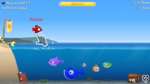 Gameplay of the Fish out of water! for Android phone or tablet.