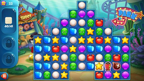 Gameplay of the Fish world for Android phone or tablet.