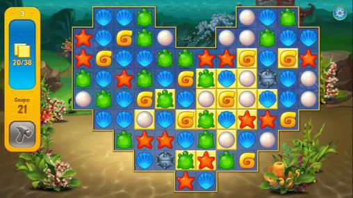 Gameplay of the Fishdom: Deep dive for Android phone or tablet.