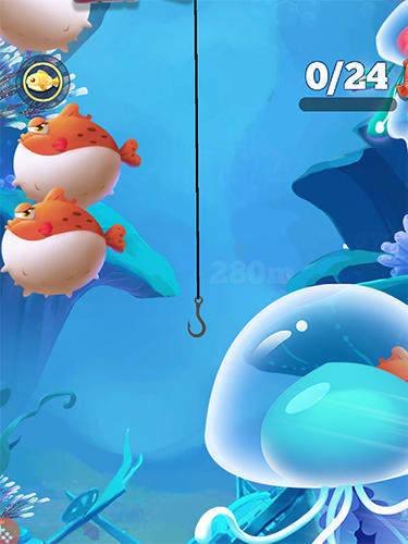 Fisherman go! - Android game screenshots.