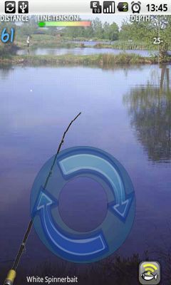 Gameplay of the Fishin' 2 Go for Android phone or tablet.