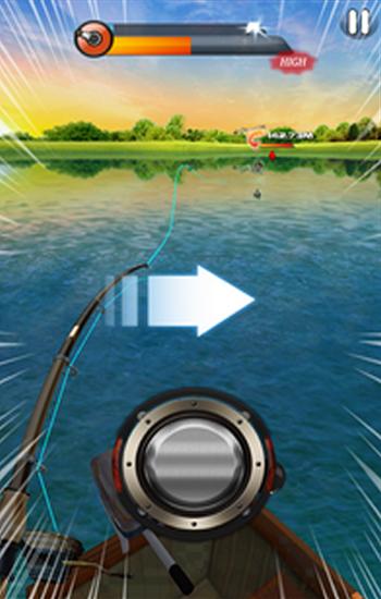 Gameplay of the Fishing for Android phone or tablet.