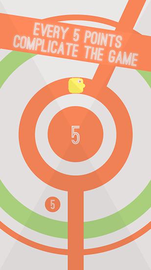 Gameplay of the Five circles for Android phone or tablet.