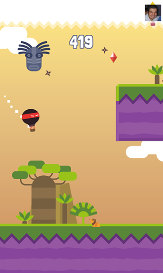 Gameplay of the Five weeks in a balloon for Android phone or tablet.