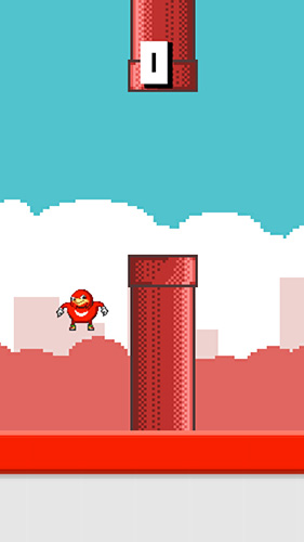 Flappy ugandan knuckles - Android game screenshots.