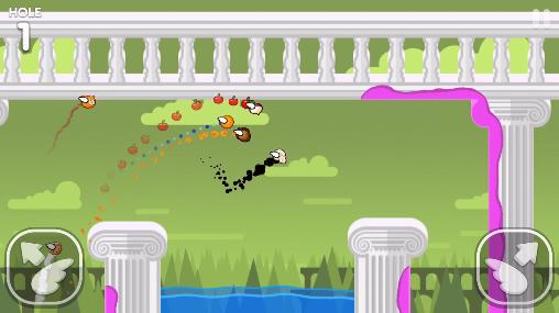 Gameplay of the Flappy golf 2 for Android phone or tablet.